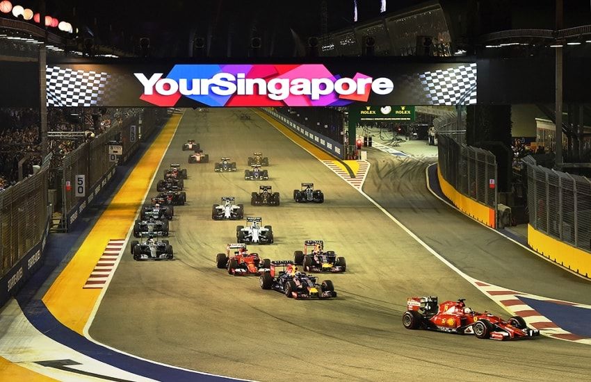 Singapore F1 Grand Prix In Singapore